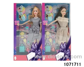 11.5 inch doll set in window box