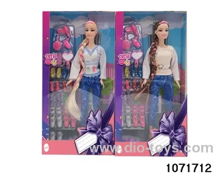 11.5 inch doll set in window box