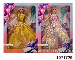 11.5 inch doll set in window box