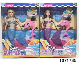14 inch doll set in window box