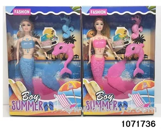 14 inch doll set in window box