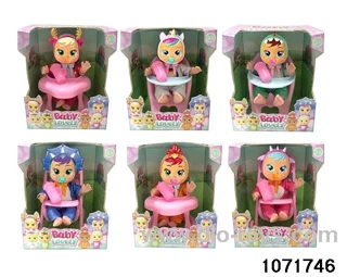 5.5 inch doll set in window box