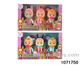 5 inch doll set in window box