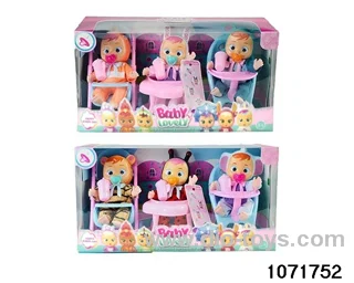 6 inch doll set in window box