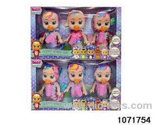 6 inch doll set in window box