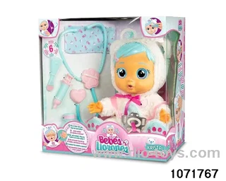 14 inch doll set with 4 voices music in window box