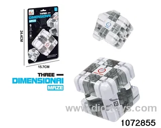 3-Step Rubik's Cube Ball Maze in clam shell