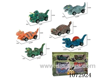 friction dinosaur car