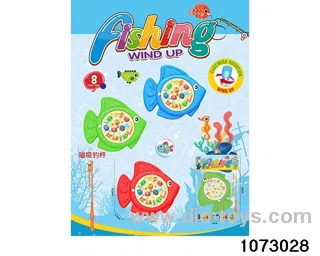 wind-up fishing reel in PP bag with header
