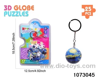 3D Puzzle Keychain (25PCS) in high frequency