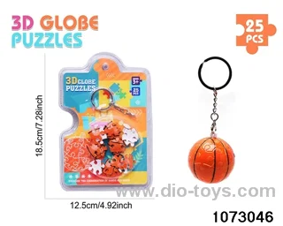 3D Puzzle Keychain (25PCS) in high frequency