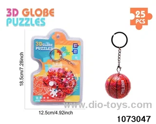 3D Puzzle Keychain (25PCS) in high frequency
