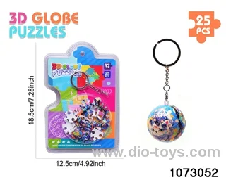 3D Puzzle Keychain (25PCS) in high frequency