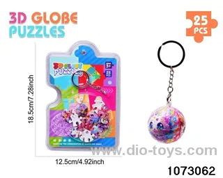3D Puzzle Keychain (25PCS) in high frequency