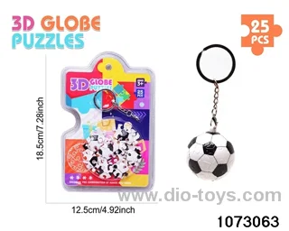 3D Puzzle Keychain (25PCS) in high frequency
