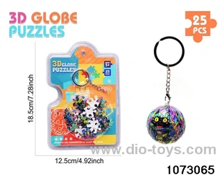 3D Puzzle Keychain (25PCS) in high frequency