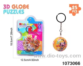 3D Puzzle Keychain (25PCS) in high frequency