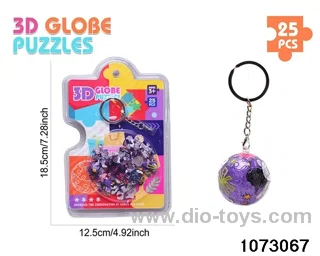 3D Puzzle Keychain (25PCS) in high frequency