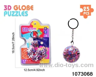 3D Puzzle Keychain (25PCS) in high frequency