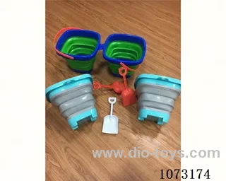 Beach Folding Bucket 2PCS 2L