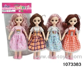14 inch 12 jointed doll in PP bag with header