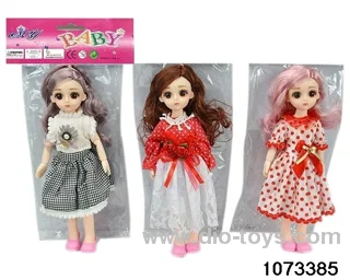 14 inch 12 jointed doll in PP bag with header