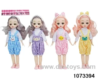 14 inch 12 jointed doll in opp bag