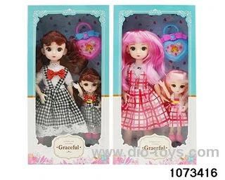 14 inch 12 jointed doll in window box