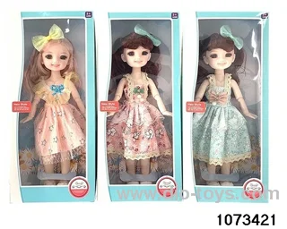 14 inch 12 jointed doll in window box