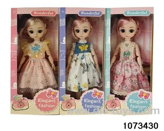 14 inch 12 jointed doll in window box