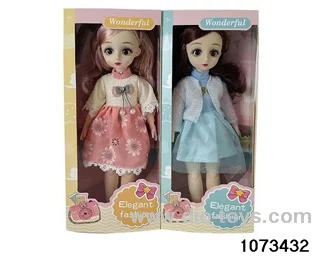 14 inch 12 jointed doll in window box