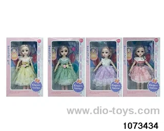 14 inch 12 jointed doll in window box
