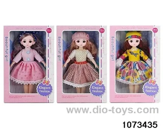14 inch 12 jointed doll in window box