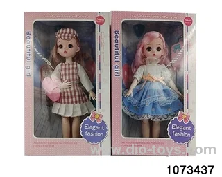 14 inch 12 jointed doll in window box