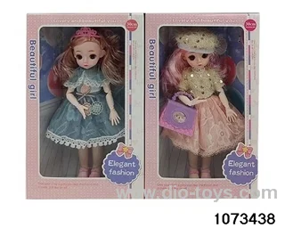14 inch 12 jointed doll in window box