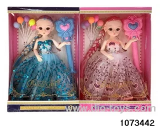 14 inch 12 jointed doll in window box