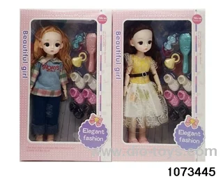 14 inch 12 jointed doll in window box
