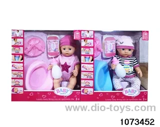 16 inch doll with IC in window box