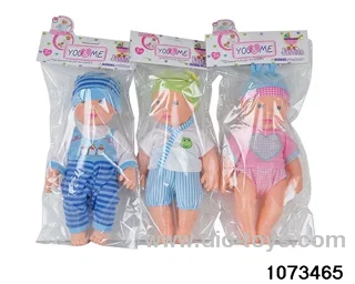 12 inch doll in PP bag with header