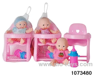 5.5 inch doll in Net bag