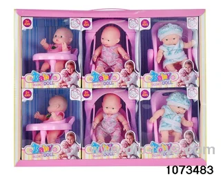 5.5 inch doll in display box