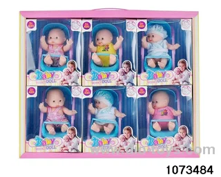 5.5 inch doll in display box