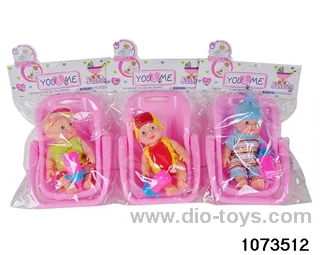 6 inch doll in PVC bag