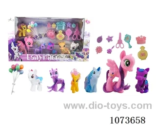 Vinyl animal set