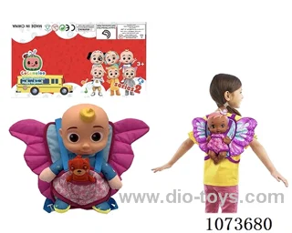 14inch doll with butterfly backpack