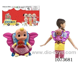 14inch doll with butterfly backpack