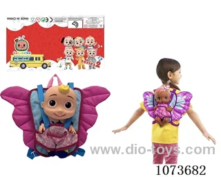 14inch doll with butterfly backpack