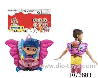 14inch doll with butterfly backpack