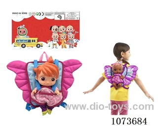 14inch doll with butterfly backpack