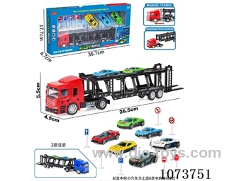 Alloy sliding container truck